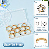 12Pcs 6 Size 201 Stainless Steel Grooved Finger Ring Settings RJEW-TA0001-05G-3
