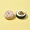 5Pcs 5 Styles Food Grade Eco-Friendly Silicone Focal Beads SIL-FS0001-04-3