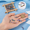 56Pcs 7 Style Rack Plating Alloy Bead FIND-CW0001-24-8