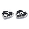 Eco-Friendly Alloy Enamel Pendants ENAM-Q437-042P-01-NR-3