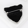 Head of Leopard Rhinestone Pins LS-PW-WG22730-02-3