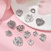 50Pcs 10 Style Tibetan Style Alloy Pendants FIND-CJ0001-16-5