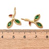 304 Stainless Steel Rhinestone Pendants RB-CBA5CCB-01G-2