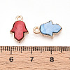Alloy Acrylic Pendants OACR-T028-39-3