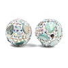 Handmade Polymer Clay Rhinestone Beads CLAY-H009-03A-2