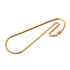 304 Stainless Steel Snake Chain Necklaces STAS-M174-006G-2
