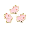 Zinc Alloy Enamel Pendants X-FIND-Z080-01G-02-1