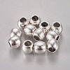 Tibetan Style Alloy European Beads TIBEB-Q061-06AS-RS-1