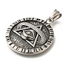 304 Stainless Steel Pendants STAS-K294-03AS-2