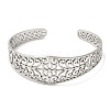Non-Tarnish 304 Stainless Steel Cuff Bangles LS-BJEW-K267-04P-1