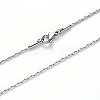 Non-Tarnish 304 Stainless Steel Boston Link Chain Necklace NJEW-S420-005D-P-2