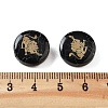 Dyed Black Synthetic Turquoise Beads G-F775-B11-3
