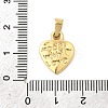304 Stainless Steel Pendants STAS-C163-01D-G-3