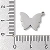 304 Stainless Steel Pendants STAS-P339-14P-01-3