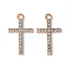 Alloy Crystal Rhinestone Pendants LS-X-PALLOY-F288-03KCG-2