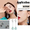 120Pcs 2 Style 304 Stainless Steel Leverback Earring Findings STAS-NB0001-54-6