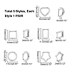 304 Stainless Steel Huggie Hoop Earrings EJEW-UN0001-36P-6