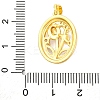 Brass Micro Pave Cubic Zirconia Pendants KK-A232-10G-3