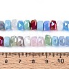 Electroplate Glass Beads Strands EGLA-N022-04A-A01-4