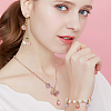 12Pcs 2 Styles Natural Agate Peach and Cherry Pendants G-OC0005-92-5