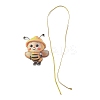 Cute Bees Acrylic Pendant Decoration LS-HJEW-G026-01D-4