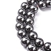Magnetic Synthetic Hematite Beads Strands X-G-Q893-12mm-2