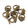 Tibetan Style Toggle Clasps MLF0026Y-NF-2