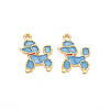 Alloy Enamel Pendants ENAM-N055-013B-NR-2