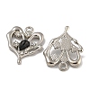 Rack Plating Alloy Rhinestone Pendants PALLOY-F312-24P-2