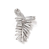 Brass Pave Clear Cubic Zirconia Pendants KK-Z061-15P-01-1