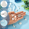 Craftdady 14Pcs 7 Styles Natural Freshwater Shell Pendants SHEL-CD0001-05-13