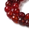 Dyed & Heated Natural Dragon Veins Agate Beads Strands X-G-P539-A01-25-4