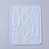 Earring Pendant Silicone Molds X-DIY-L023-31-4