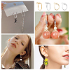 40Pcs 4 Style Brass Leverback Earring Findings KK-DC0002-15-7