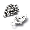 54Pcs 9 Style Tibetan Style Alloy Fruit Charms TIBEP-FS0001-11-3
