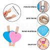 80Pcs 10 Colors Wooden Clips Tacks DIY-CP0012-83-5