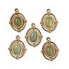Natural Green Aventurine Pendants X-STAS-C064-VC907-1