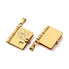 304 Stainless Steel Pendants SA-CBA694E-01G-03-2