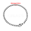 Tarnish Resistant 304 Stainless Steel Venetian Chain Bracelets LS-BJEW-M187-09-F-1