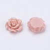 Mixed Opaque Resin Flower Cabochons X-CRES-B342-M-2