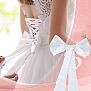 Detachable Velvet Bowknot for Garment Wedding Dress Accessories DIY-WH0588-13-6