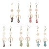Natural Quartz Crystal Dangle Earrings EJEW-JE06409-2