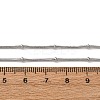 1.2MM 304 Stainless Steel Satellite Chain Necklaces NJEW-T016-21A-P-5