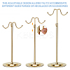 2 Sets 2 Colors Double Hook Iron Handbag Rack ODIS-WR0001-04-5