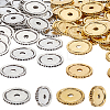 80Pcs 2 Colors Tibetan Style Alloy Spacer Beads FIND-LP0001-51-1