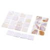 3Pcs 3 Styles Natural Shell Nail Art Display Board ODIS-TA0001-04-2