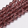 Imitate Austrian Crystal Bicone Glass Beads Strands X1-GLAA-F029-4x4mm-05-1