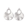Non-Tarnish 304 Stainless Steel Big Pendants LS-STAS-B031-34P-2
