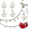 2Pcs 2 Styles Alloy Shoe Decoration Chain AJEW-GF0011-22-7