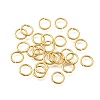 Brass Open Jump Rings KK-B147-03H-G-1